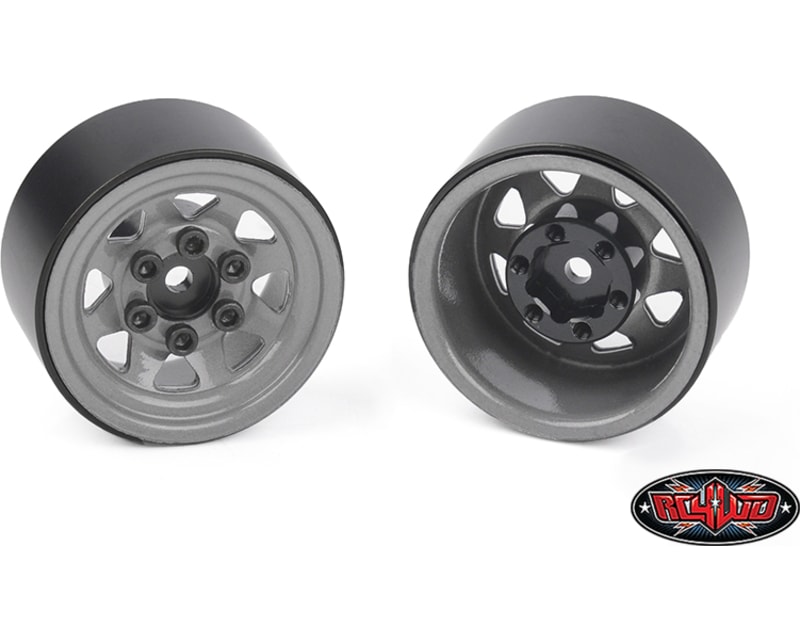 Stamped Steel 1.0 Stock Beadlock Wheels (Plain) Set of 4