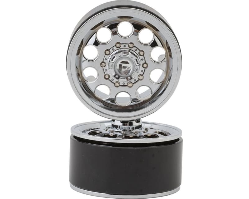 Fuel Off-Road 1.9 Ff31 1/10 Front Beadlock Wheels (Chrome) (2)