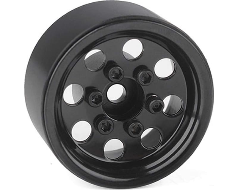Stamped Steel 1.0 Pro8 Beadlock Wheels Black