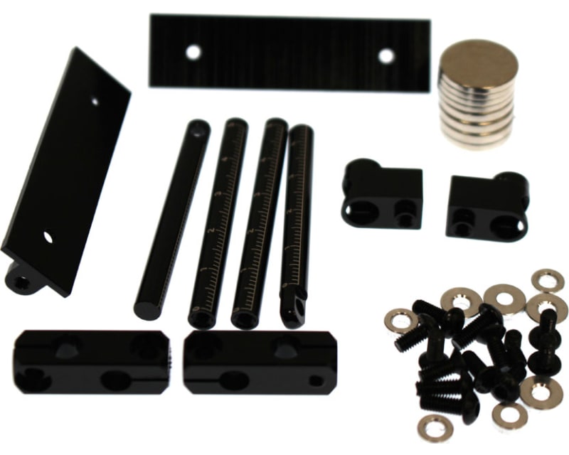 Aluminum Magnetic Body Mount Set 1:10 Drift Cars Full Post Black