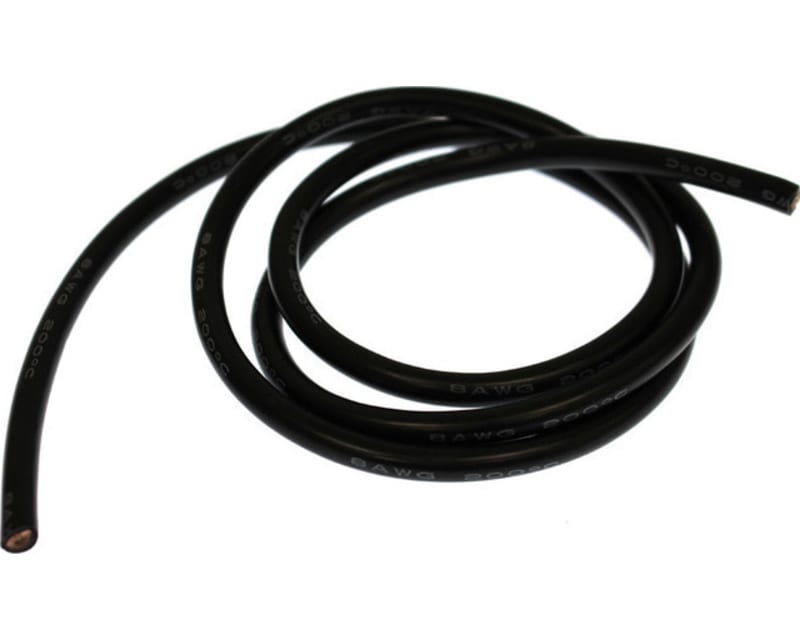 8 Gauge Silicone Wire 3 Black