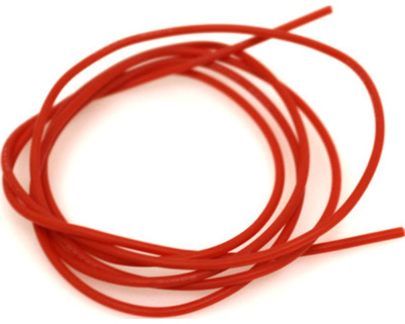 Tap to zoom 22 Gauge Silicone Wire, 3 Red