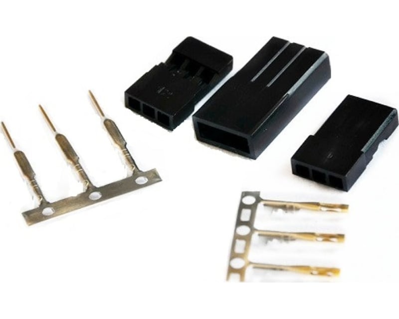 Tap to zoom Jr Servo Plug Male & Female 5 Pair