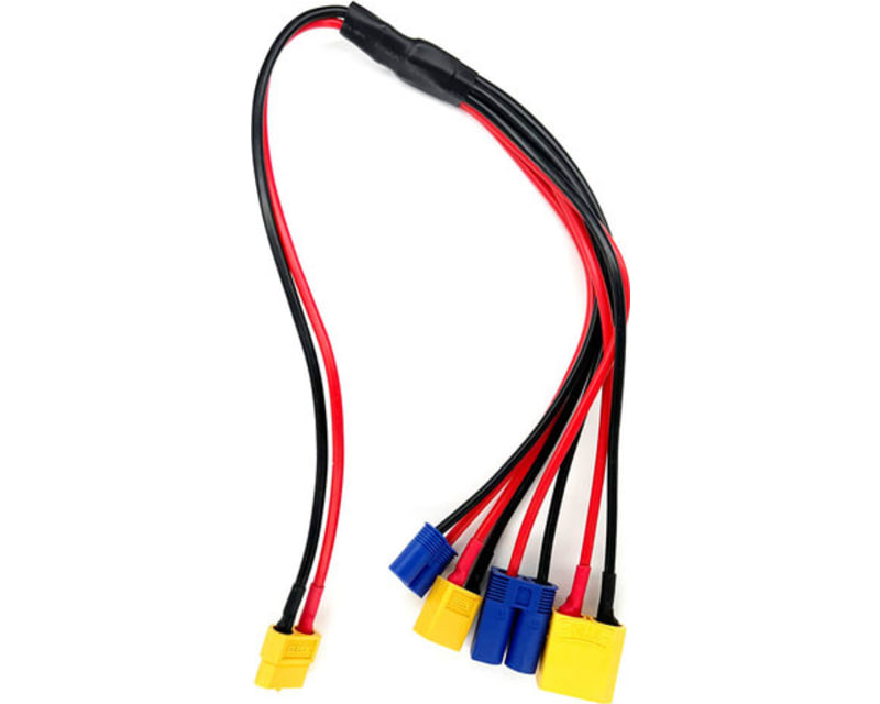 4-Function Charge Adapter to M Xt60 Xt60 Xt90 Ec3 Ec5