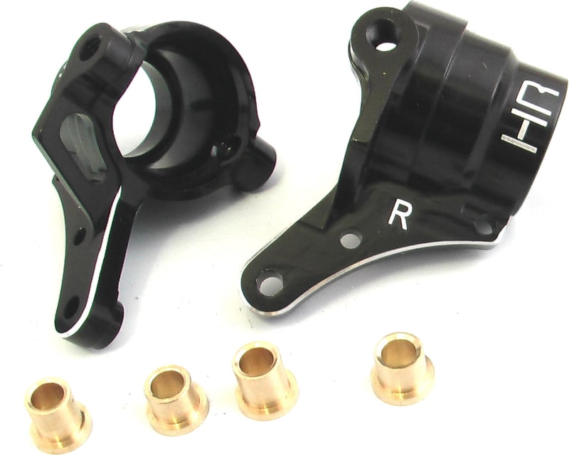 Black Aluminum Steering Blocks RC8 (2)