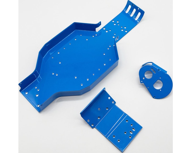 Authentic RC10 Chassis - Powdercoated in Retro Blue photo