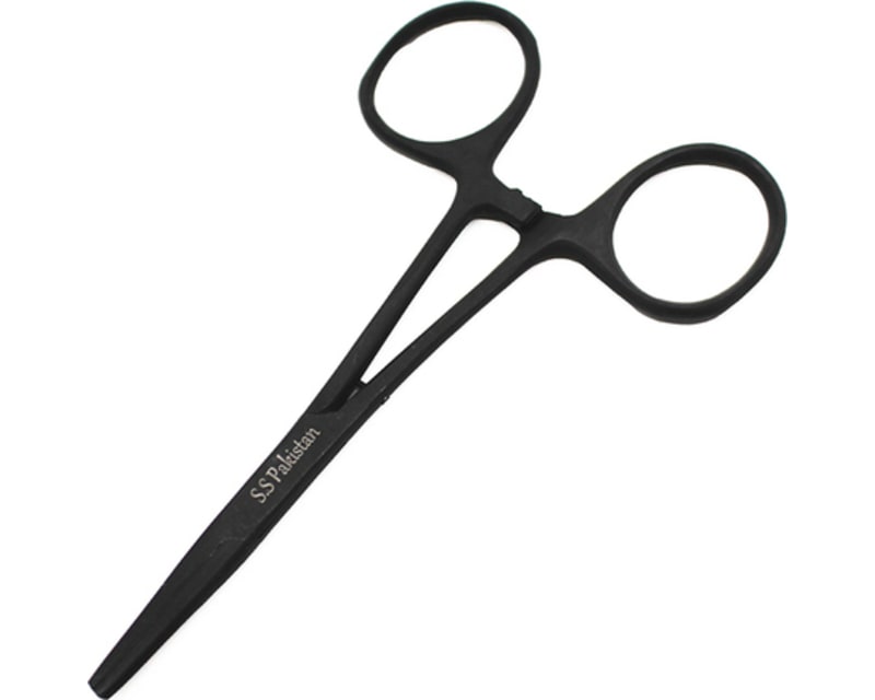 5 1/2 Locking Pliers Hemostat Stainless Steel Black Finish