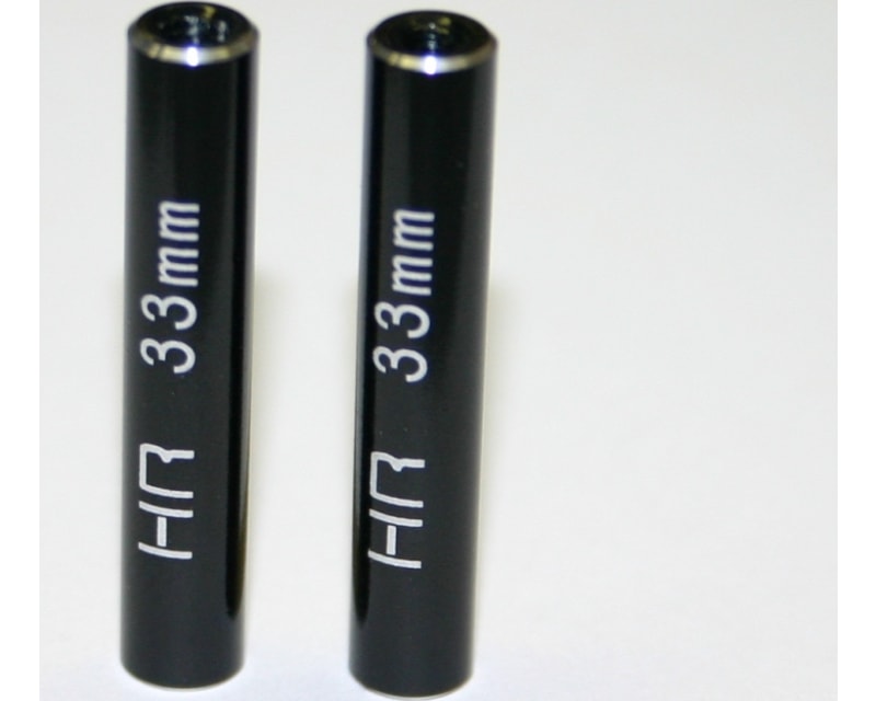 Aluminum Standoff Post Link 6x33mm W/ M3 Threads (Black)(2) photo