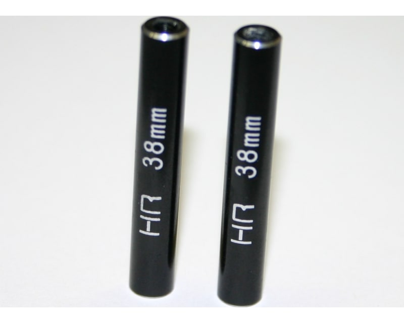 Aluminum Standoff Post Link 6x38mm w/ M3 Threads (Black)(2)