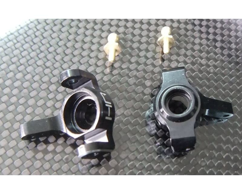 Black Aluminum Front Steering Knuckles
