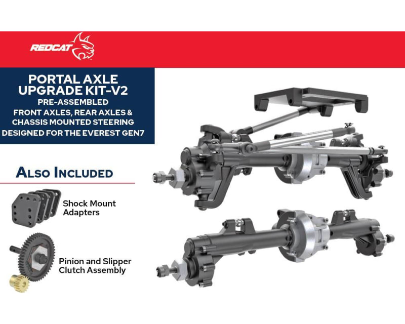 Tap to zoom Portal Axle Kit Assembled V2