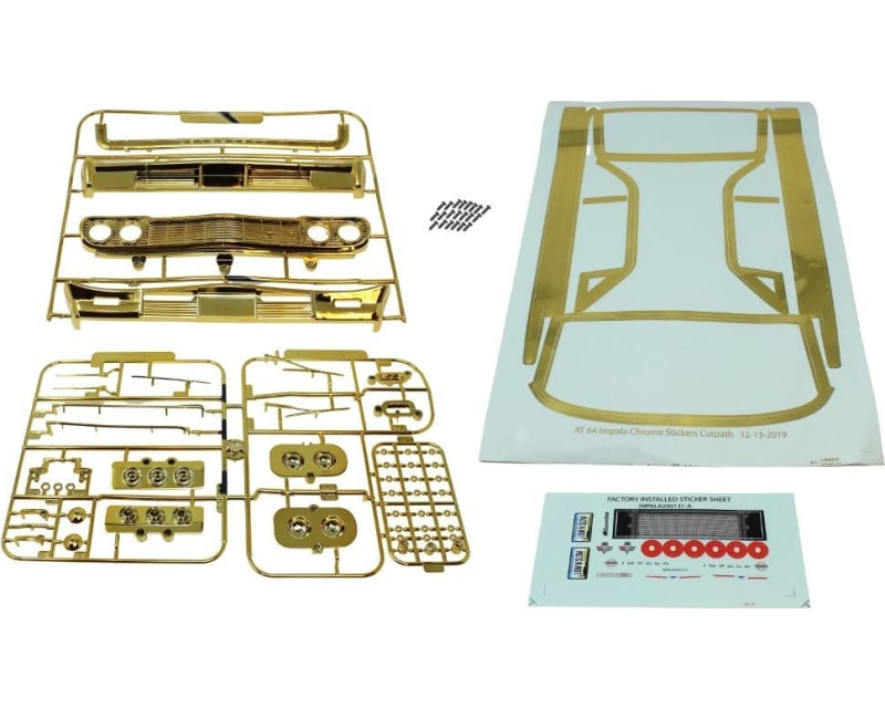 1964 Impala Gold Parts Set W/ Stickers 1set