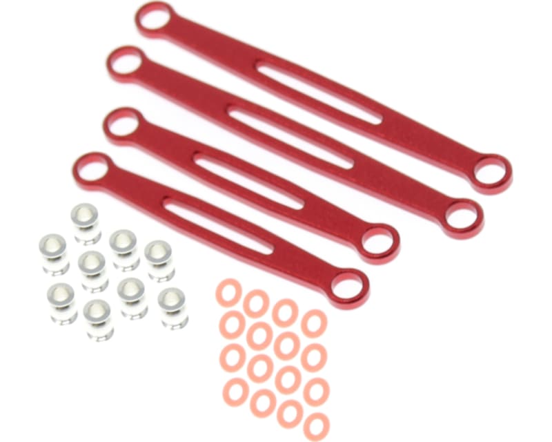 Front Links (Aluminum)(Red)(4 pieces) photo