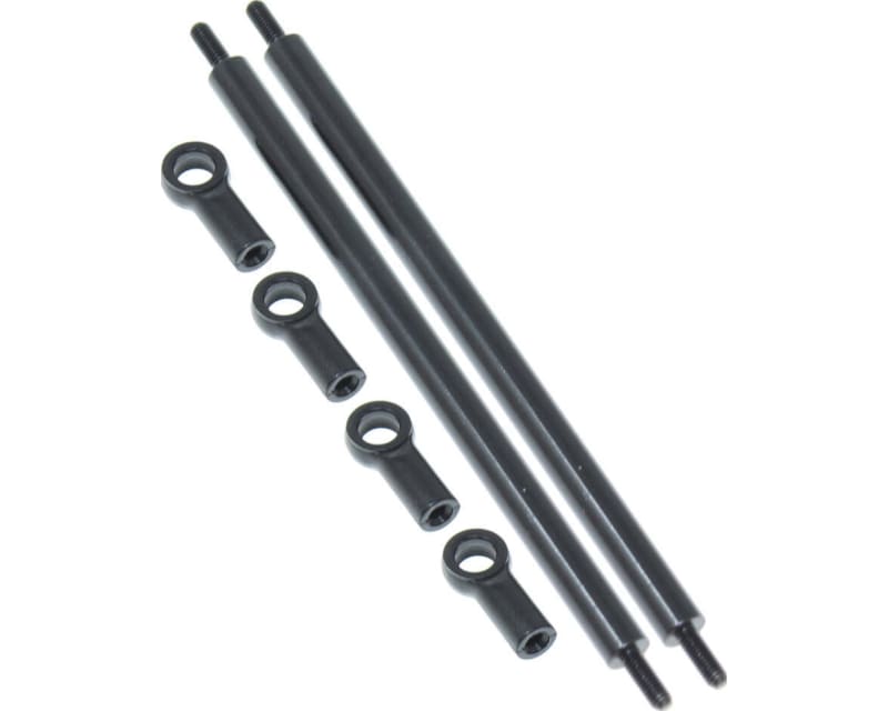 Ascent Aluminum Rear Lower Links (Black) (2) (96mm)
