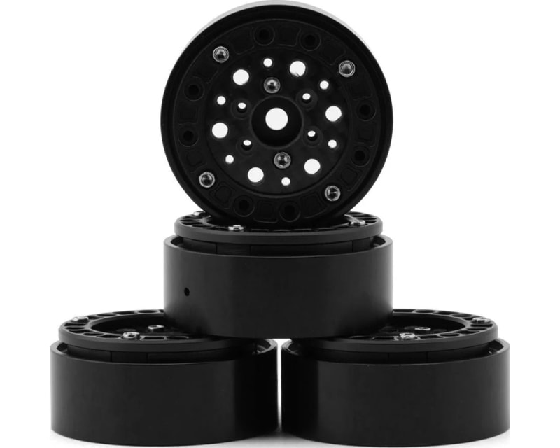 1.3 Aluminum & Carbon Fiber Micro Crawler Beadlock Wheels