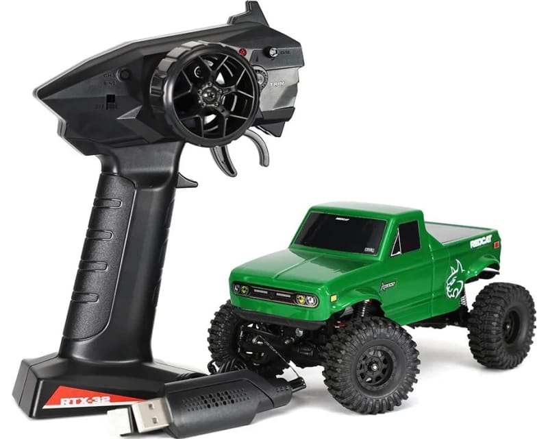 Tap to zoom Redcat Ascent-32 V2 1/32 4WD RTR Rock Crawler Green