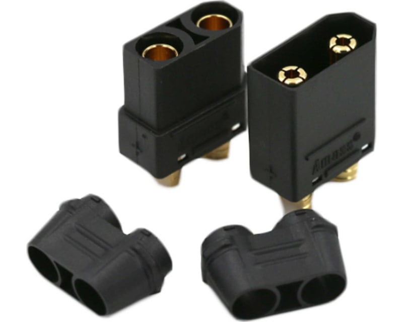 Revtech XT90 Black Connectors (Pair) photo