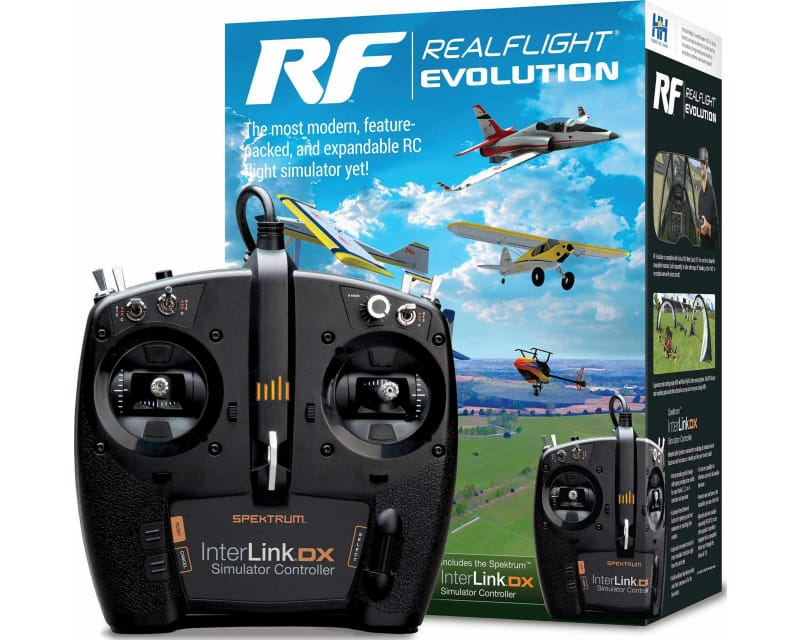 Realflight Evolution RC Flight Sim W/ Interlink