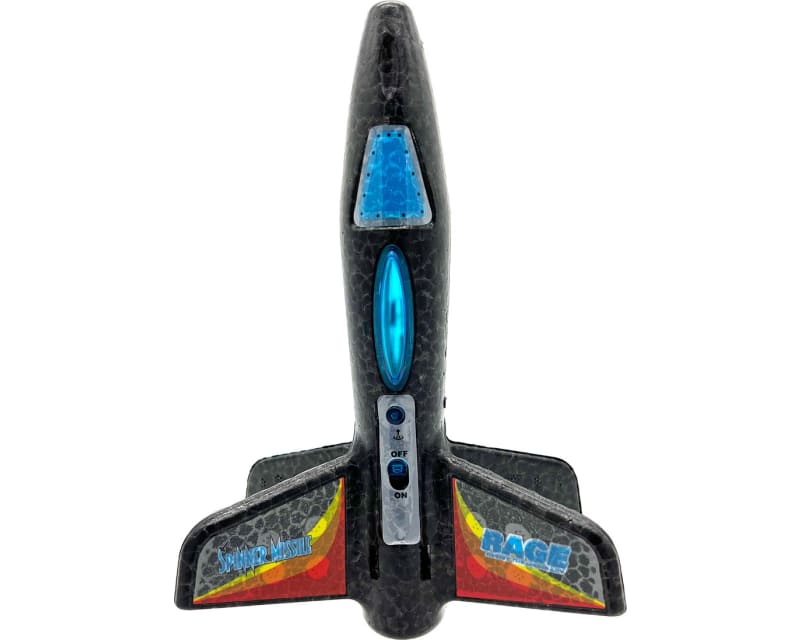 Spinner Missile - Black Electric Free-Flight Rocket