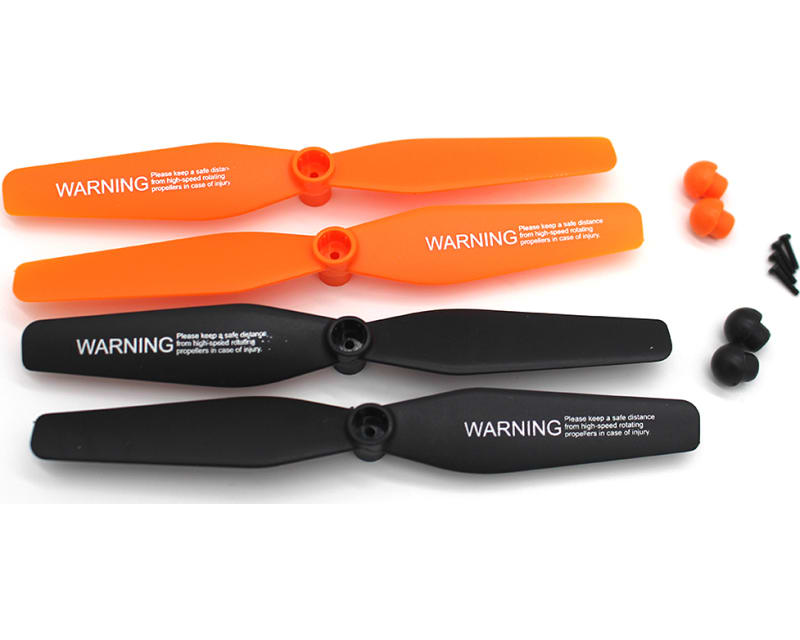 Propeller Set with Screws, Orange & Black 2ea ; Stinger 3.0