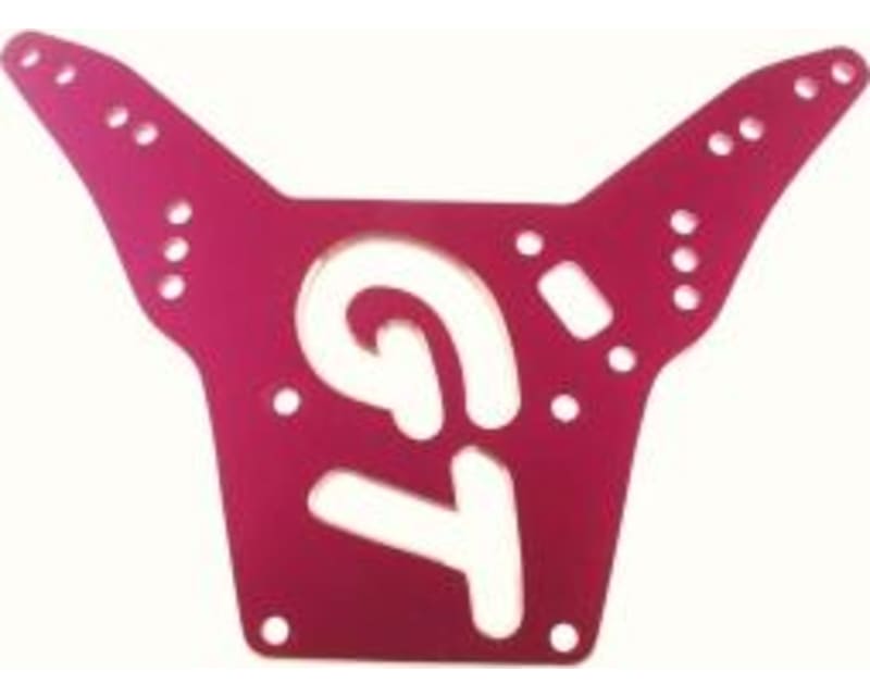 Purple rear shock tower