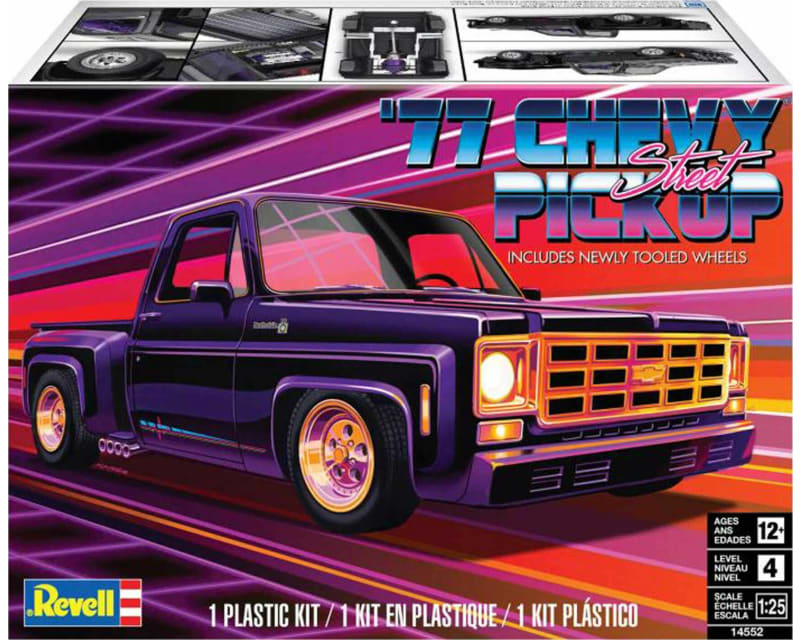 1/25 77 Chevy Street Pickup Plastic Model Kit