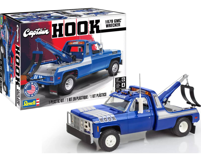 1/25 Captain Hook 1979 GMC Wrecker Plastic Model Kit