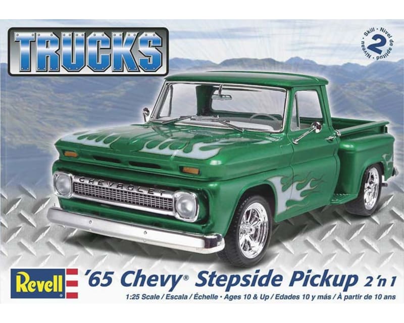Revell 1/25 65 Chevy Stepside Pickup 2 N 1