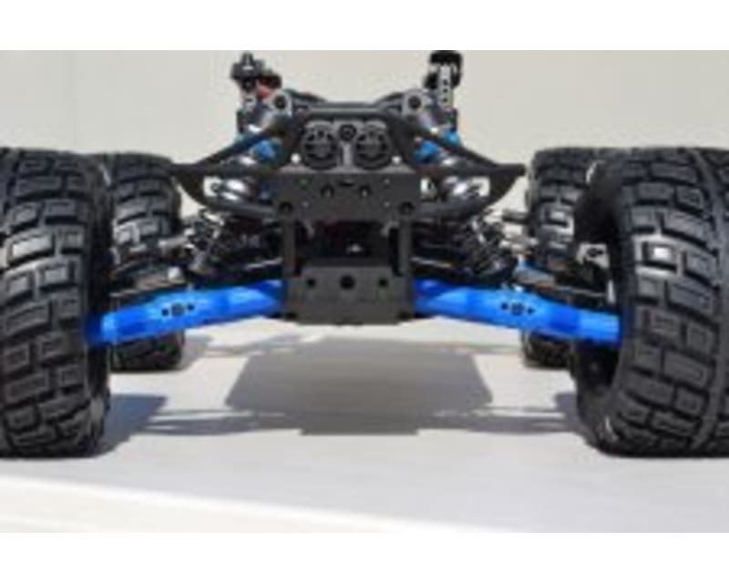 Front Lower a-Arms for the Associated Mt8 Blue