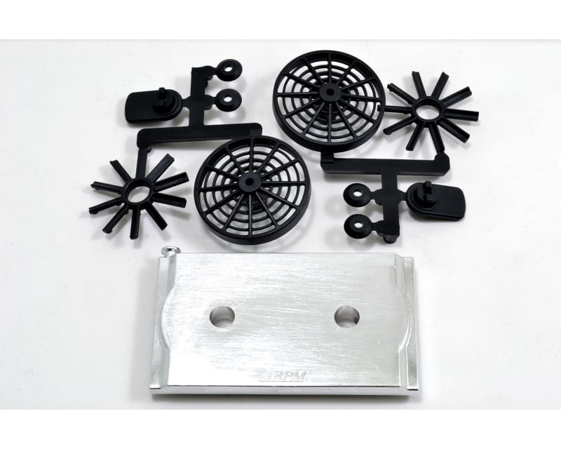1:10 Scale Mock Radiator and Fans photo
