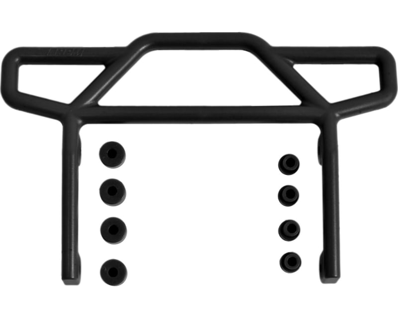 Rear Bumper Black : Rustler