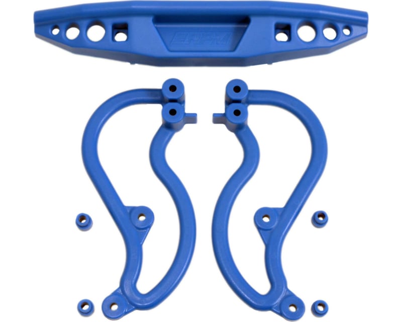 Rear Bumper Blue : Stampede 2WD