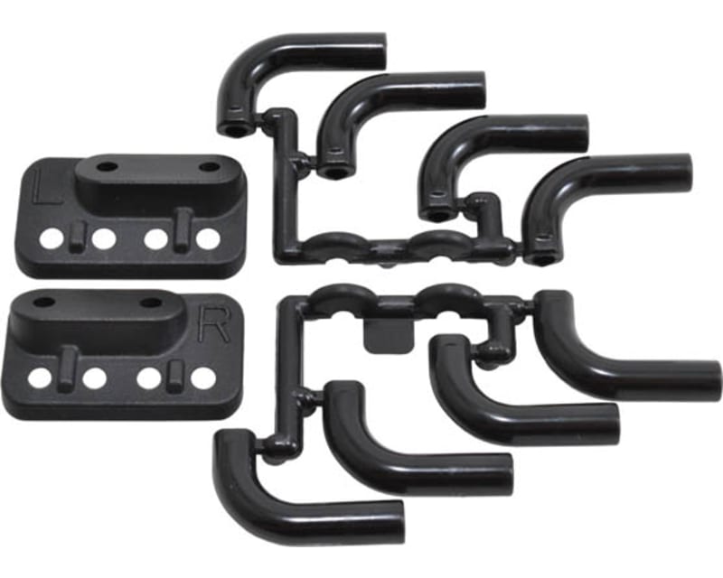 Zoomies Mock Exhaust Headers Black