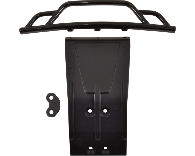 Front Bumper and Skid Plate Black: Losi SCTE