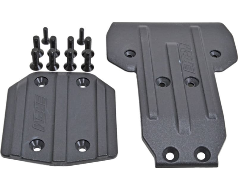 Front & Rear Skid Plates for the Losi Tenacity