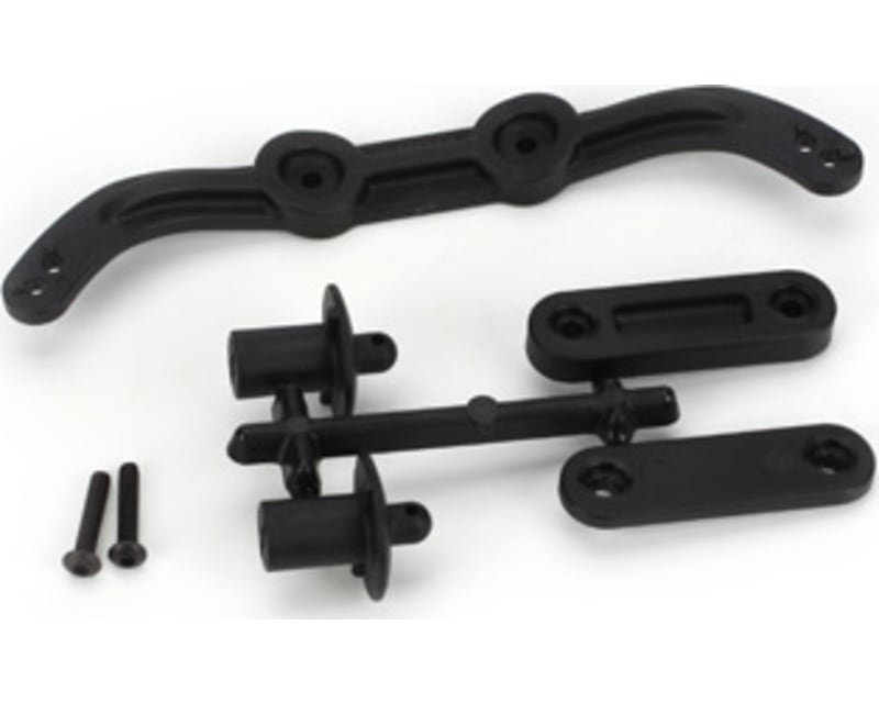 Adjustable Height Body Mounts Black: Slash 4x4 ST 4x4
