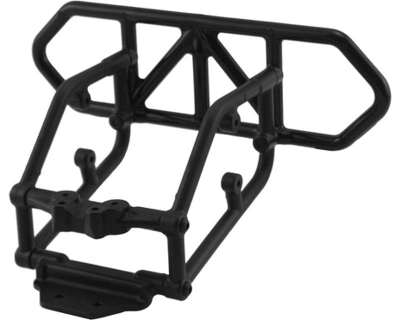 Rear Bumper Black: Slash 4x4