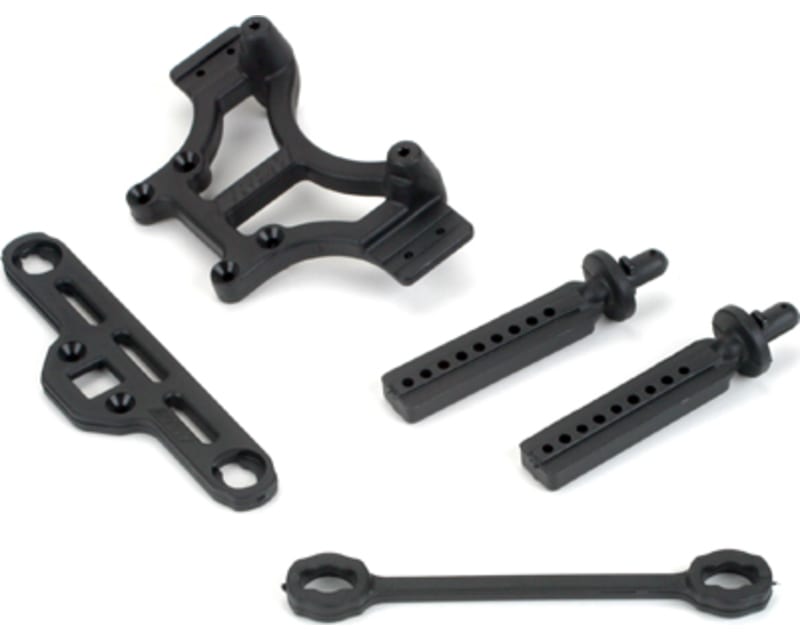 Shock Tower Body Mount Black: TMX 3.3 EMX