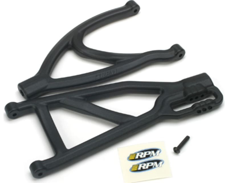 Rear A-Arms Left or Right Black: Revo
