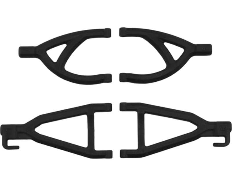 Rear Upper/Lower A-Arms Black E-Revo