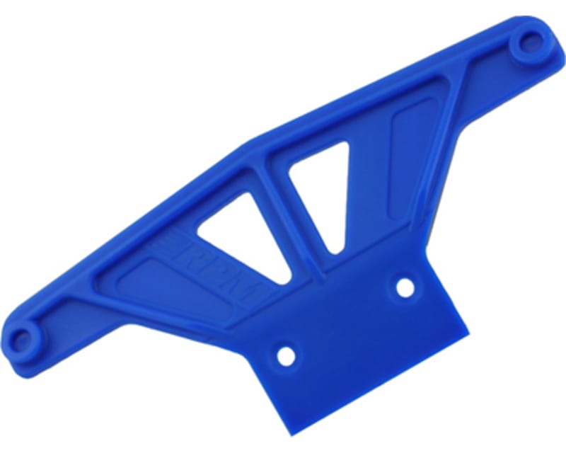 Front Bumper Wide Blue Rustler/Stampede