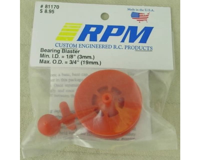Bearing Blaster - miniature ball bearing cleaning device