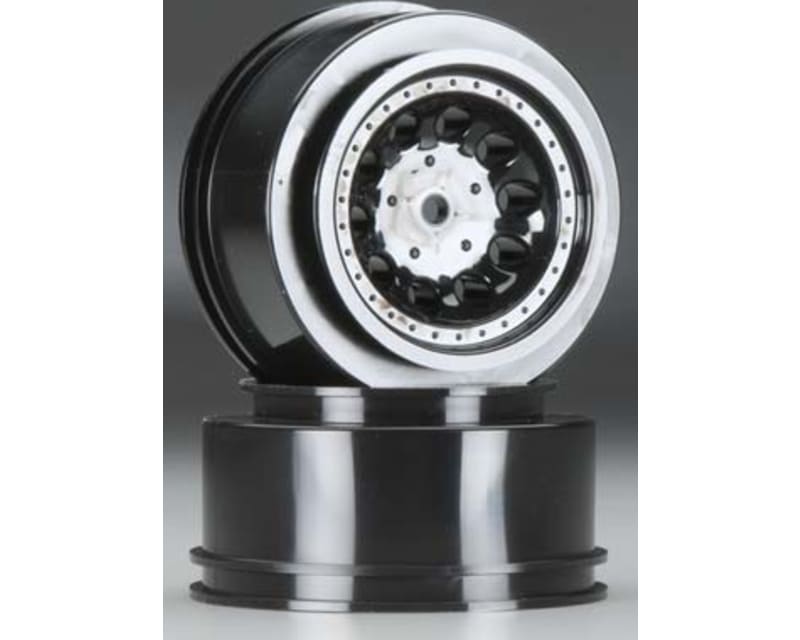 Revolver Wheels Black Slash 4x4 or Slash 2wd rear (pair)