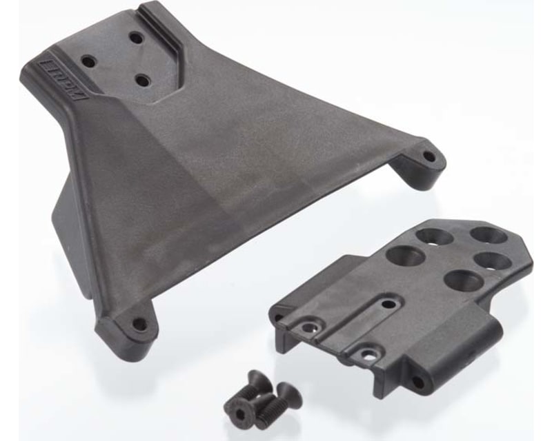 Front LCG Bulkhead; Blk: TRA SLH 4x4 & 1:10 Rally