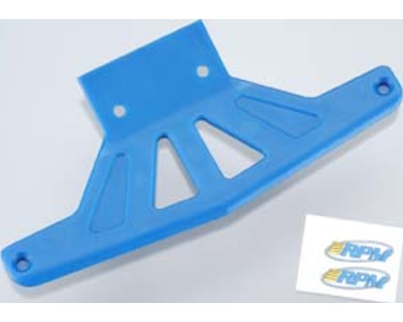 Front Bumper Wide Blue Rustler/Stampede