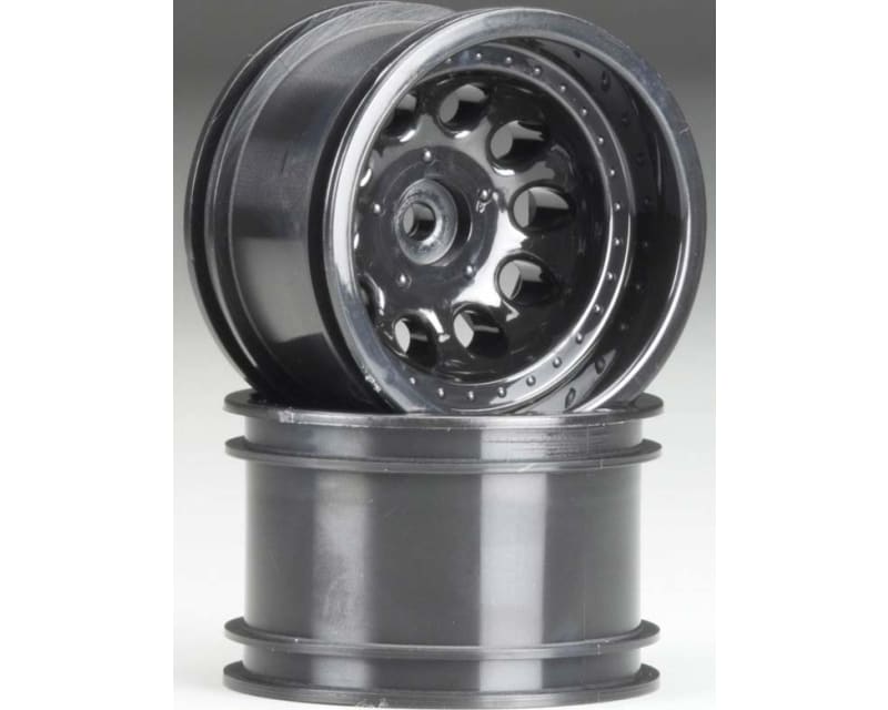 Black 2.2 Revolver Rock Crawler Wheels Wide Wheelbase (2)