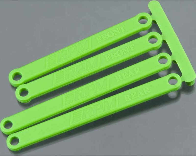 Heavy Duty Camber Links Green:ElecRustler Stampede