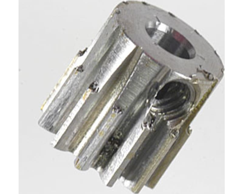 Steel 1/8th inch bore Metric .6 Mod Pinion 12 teeth