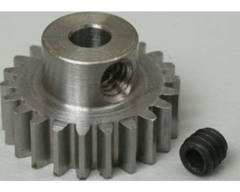 Steel 48p Metric .6 Mod Pinion 22 teeth