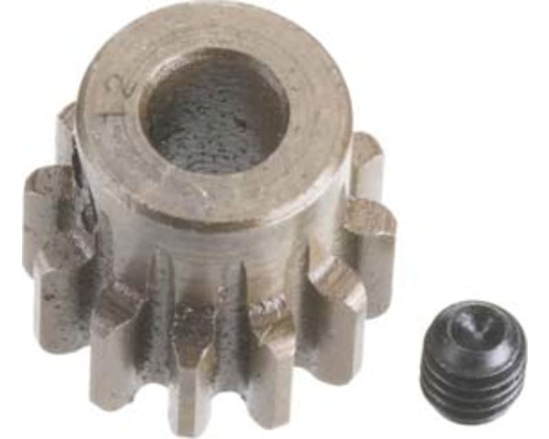 Extra Hard 5mm Bore (1.0 Mod) Pinion 12 Teeth